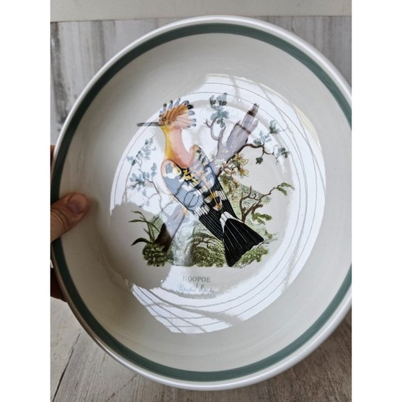 Portmerion hoopoe compote platter bowl birds Britain England tray footed platter - Picture 3 of 8